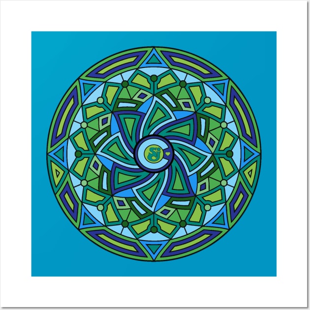 String Cheese Incident Sacred Mandala SCI Colorado Love 3 Wall Art by Shayna